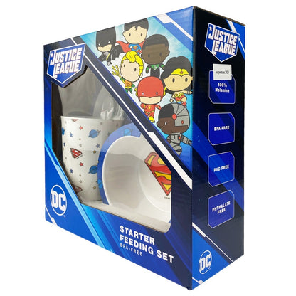Tender Luv Justice League 5pcs Kids Starter Feeding Meal Set