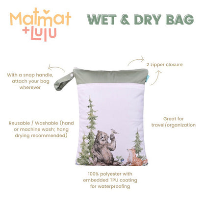 Matmat Lulu Wet and Dry storage Bag LARGE Washable