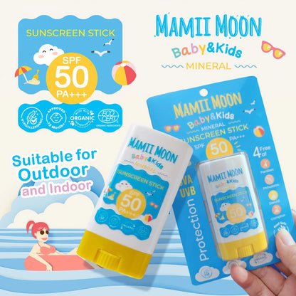 Mamii Moon Baby & Kids Mineral Sunscreen Stick 12g
