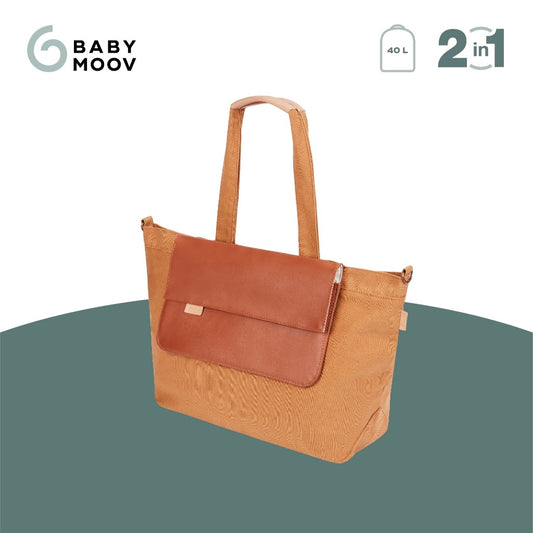 Babymoov Diaper Tote Bag w/ Accessories (Changing mat, pushchair clips and a shoulder strap)