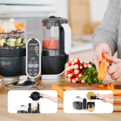 Babymoov Nutribaby+ 6-In-1 Multi-Purpose Baby and Adult Food Processor