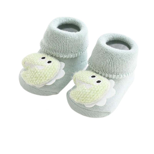 Bao Bei PH Kali Baby Socks for Newborn 0-12 Months Soft Cotton Anti-Skid Bottom Footwear for Infant