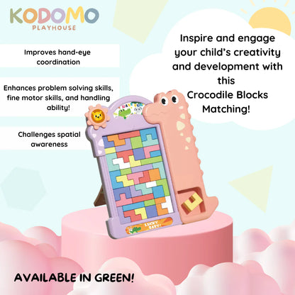 KODOMO PLAYHOUSE - MULTIFUNCTIONAL BUILDING BLOCKS MATCHING GAME
