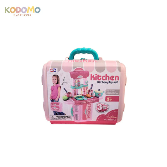 KODOMO PLAYHOUSE 3 IN 1 KITCHEN PLAY SET
