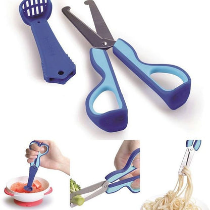 Kidsme 3-in-1 Baby Food Scissors [Lime]