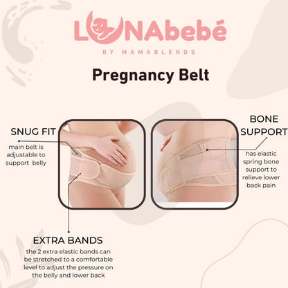 Mama Blends Maternity Pregnancy Support Belt by Lunabebe