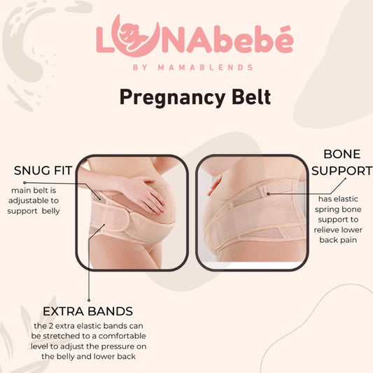 Mama Blends Maternity Pregnancy Support Belt by Lunabebe
