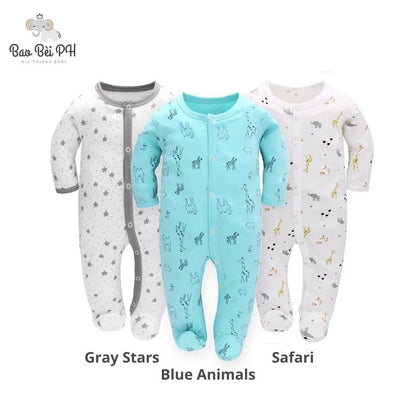 Bao Bei PH Coby Frogsuit Baby Sleepwear for 0-3, 3-6, 6-9 months 100% Cotton