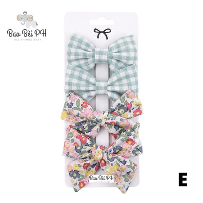 Bao Bei PH Claire Baby Hair Bow Ribbon Accessories 4 Piece Set