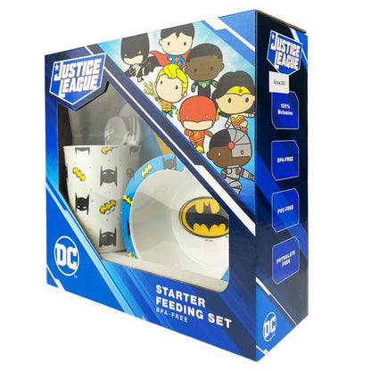 Tender Luv Justice League 5pcs Kids Starter Feeding Meal Set