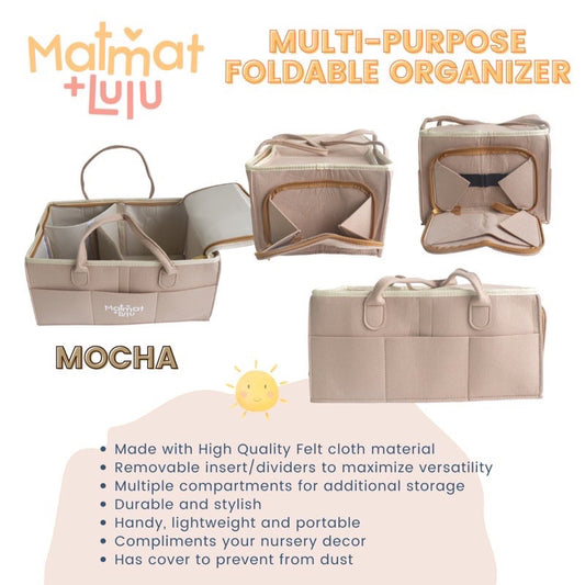 Matmat Lulu Multi purpose foldable organizer (Diaper Bag/Caddy)