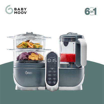 Babymoov Nutribaby+ 6-In-1 Multi-Purpose Baby and Adult Food Processor