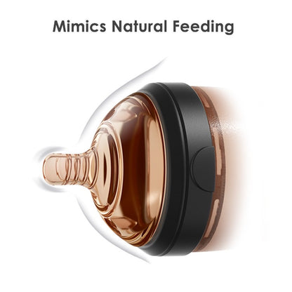 HEORSHE Ultra Wide Neck Baby Bottle Replacement Nipples (Pack of 2)