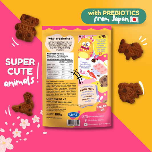 Little Baby Grains Animal Cookies with Prebiotics