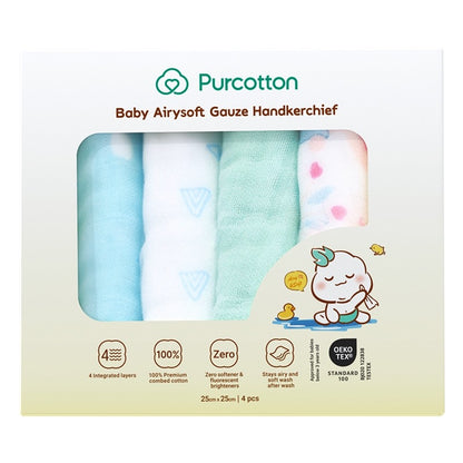 Purcotton Baby Airysoft Gauze Handkerchief