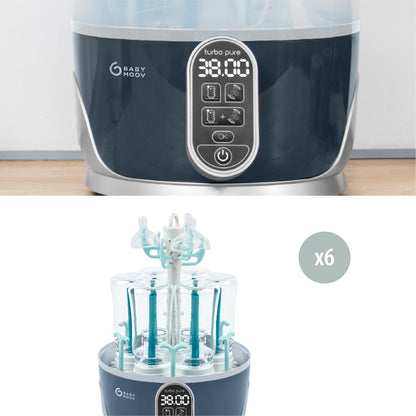 Babymoov Turbo Pure 2-in-1 Baby Bottle Sterilizer Dryer with HEPA Filter