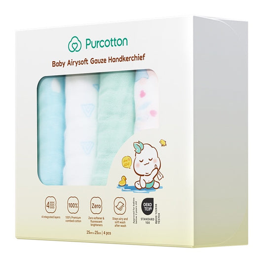 Purcotton Baby Airysoft Gauze Handkerchief