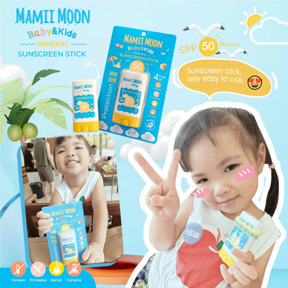 Mamii Moon Baby & Kids Mineral Sunscreen Stick 12g