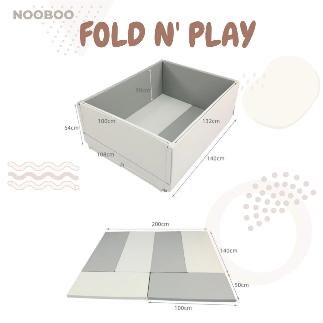 Nooboo Fold N Play Playmat