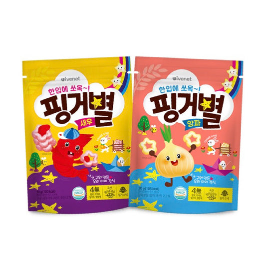 Ivenet Finger Stars Kids Snack