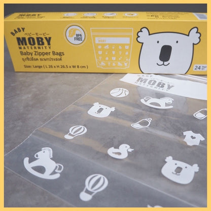 Baby Moby Zipper Bag 24pcs