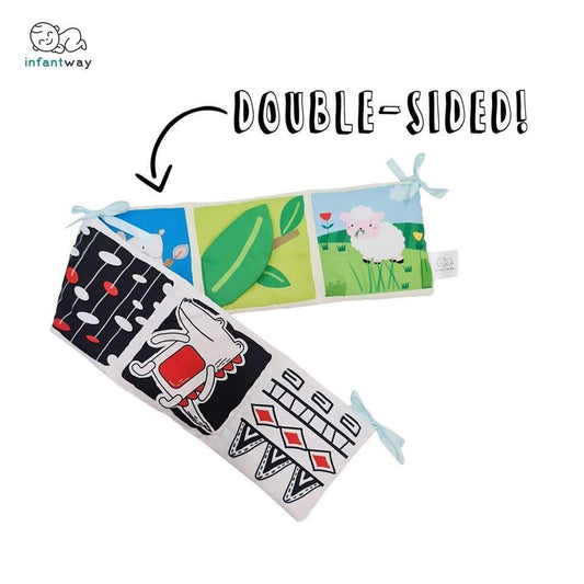 Infantway Visual Training and Activity Clothbook Bumper