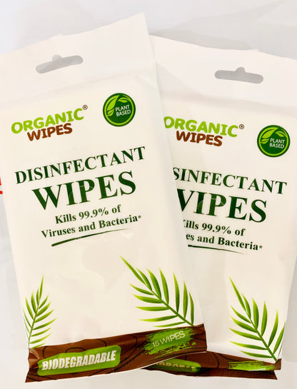 Organic Disinfectant Wipes