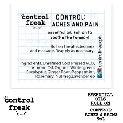 Control Freak Essential Oils Control Tummy Trouble/Aches & Pains 5ml