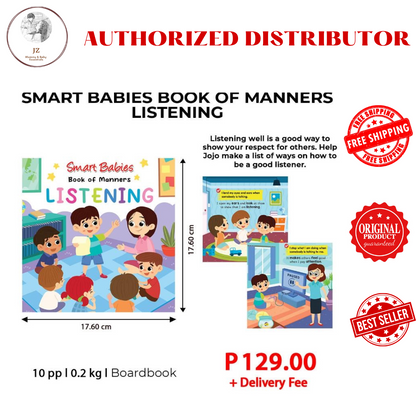 Smart Babies Book of Manners Board Book (Attitude)