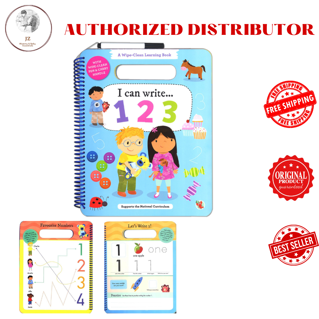 A WIPE-CLEAN LEARNING BOOK-I CAN WRITE 123