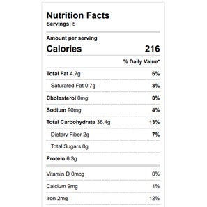 The Ruby Pantry Semolina Veggie Fusilli Pasta in Kraft Pouch (Vegan, Plant Based, Soy Free)
