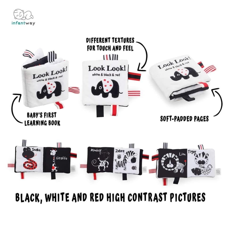 Infantway Visual Training Felt Cloth Book